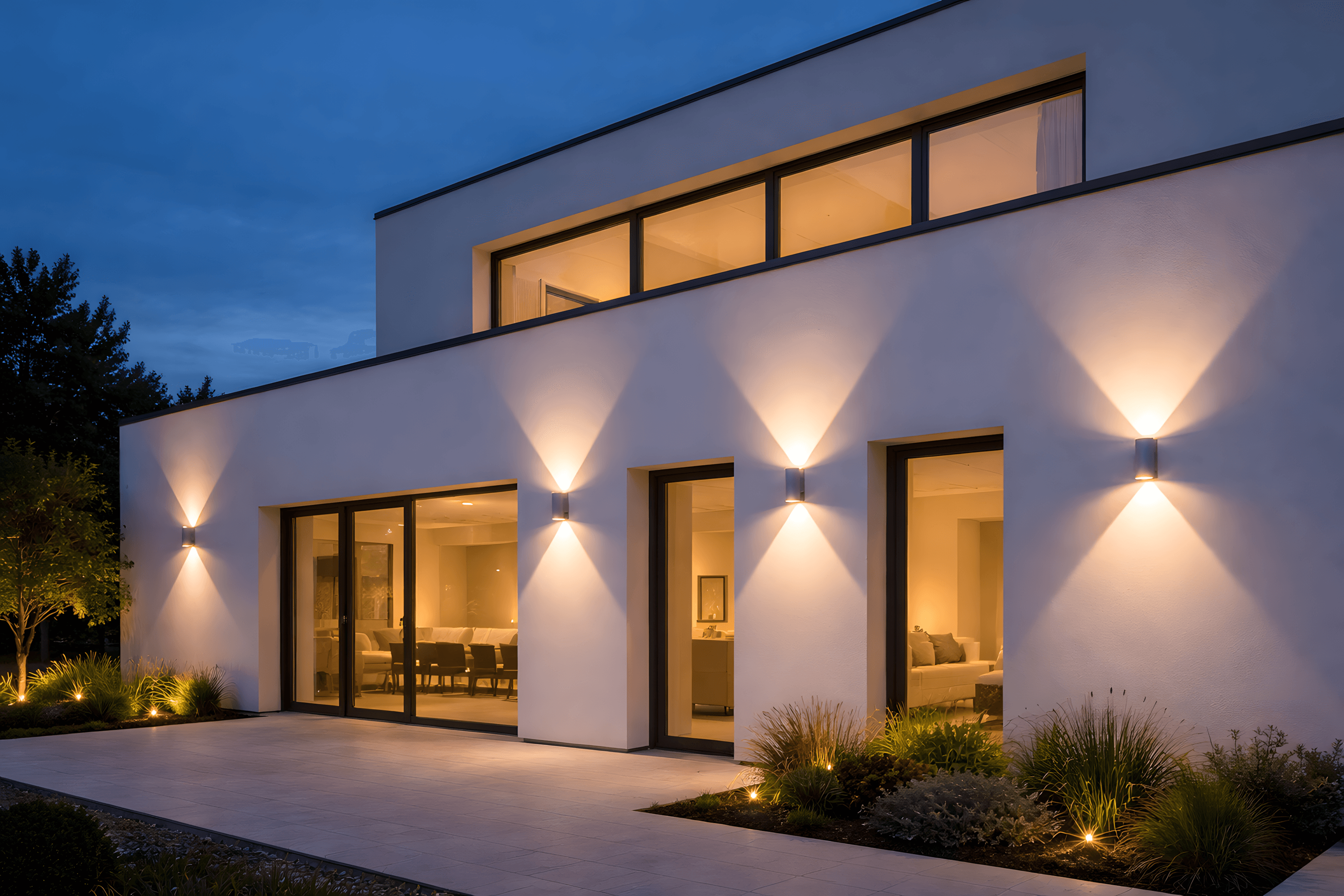 Éclairage extérieur moderne par ELR-ELEC